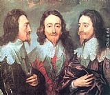 Charles I in Three Positions by Sir Antony van Dyck